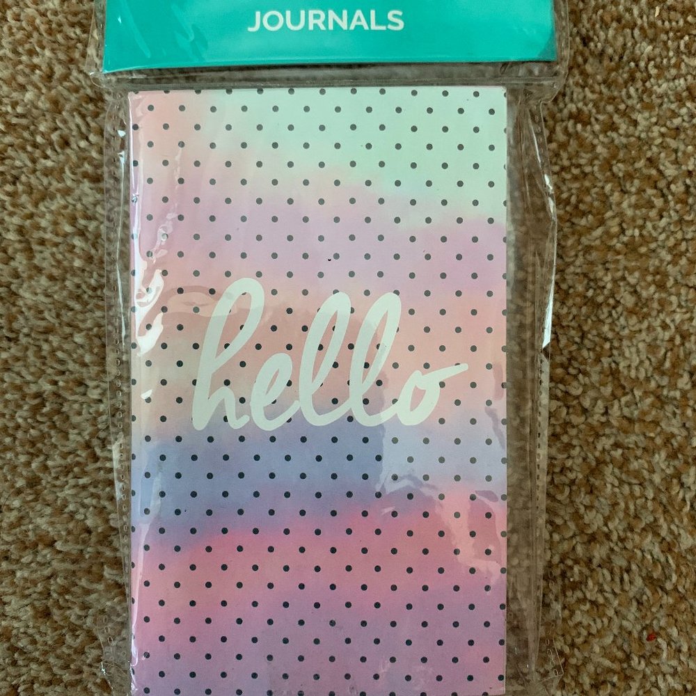 2 Small Paper Craft HELLO Journals